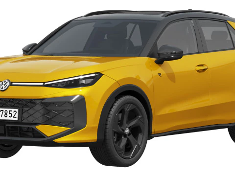 Volkswagen T-Roc R-Line 2026 Model 3D