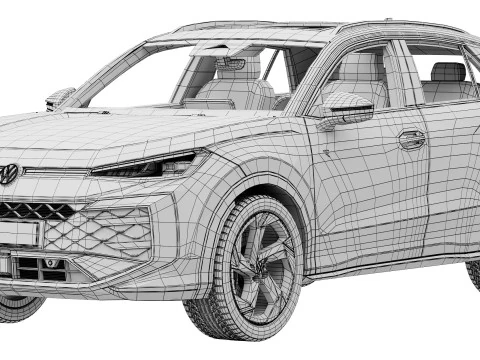 Volkswagen T-Roc R-Line 2026 Model 3D