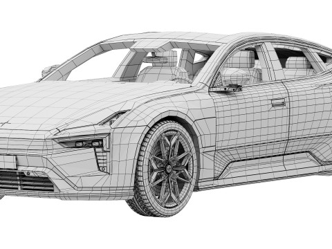 Polestar 5 2026 3Dモデル
