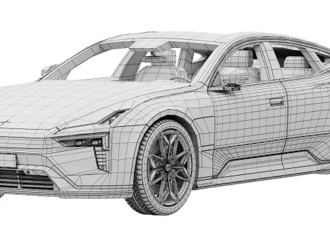 Polestar 5 2026 3D Model