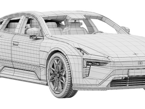 Polestar 5 2026 3Dモデル