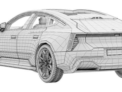 Polestar 5 2026 3D Model