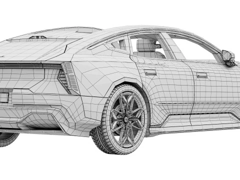 Polestar 5 2026 3D Model