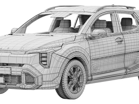 Kia Stonic GT-Line 2026 Modello 3D