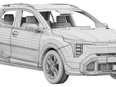 Kia Stonic GT-Line 2026 Modello 3D