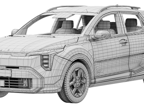 Kia Stonic 2026 3D Modell