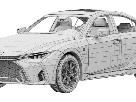 レクサス IS 350 F スポーツ 2026 3Dモデル