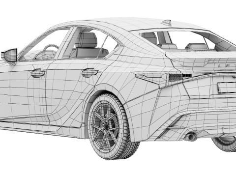 レクサス IS 350 F スポーツ 2026 3Dモデル