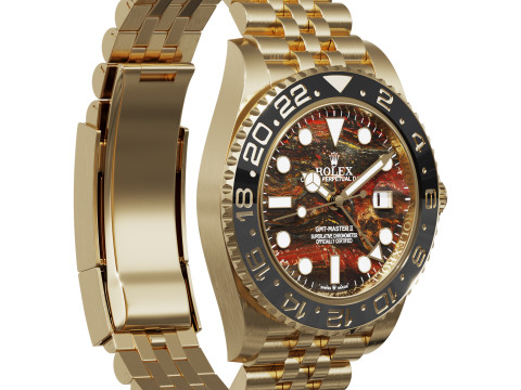 Rolex-GMT-Master II tiger iron 3D Model