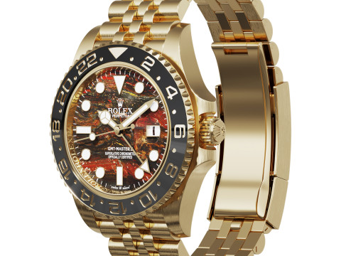 Rolex-GMT-Master II tiger iron 3D Model