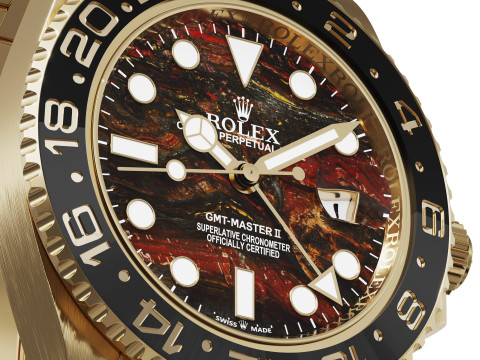 Rolex-GMT-Master II tiger iron 3D Model