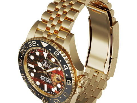 Rolex-GMT-Master II tiger iron 3D Model