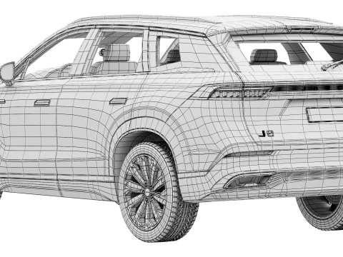 Jaecoo J8 2025 3D Model