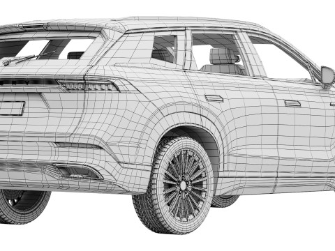 Chery Tiggo 9 2024 Model 3D