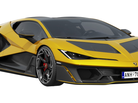Supercar Fenomeno 2026 3D Модель