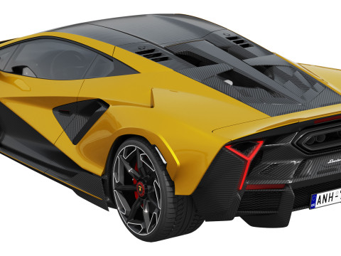 Supercar Fenomeno 2026 3D Модель