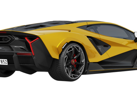 Supercar Fenomeno 2026 3D Модель