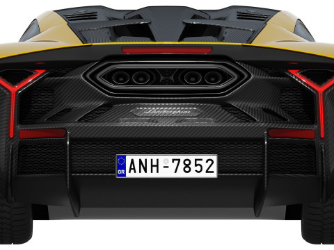 Supercar Fenomeno 2026 3D Модель