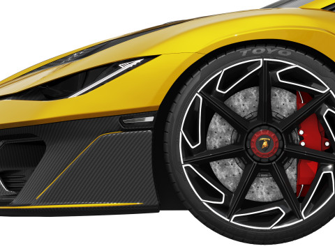 Supercar Fenomeno 2026 3D Модель