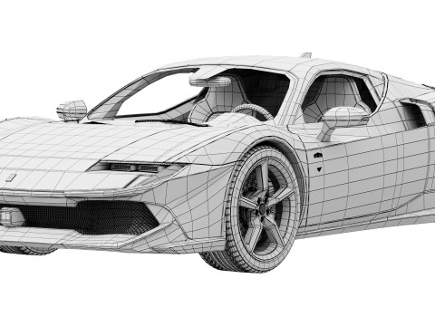 Ferrari 849 Testarossa 2026 3D 모델