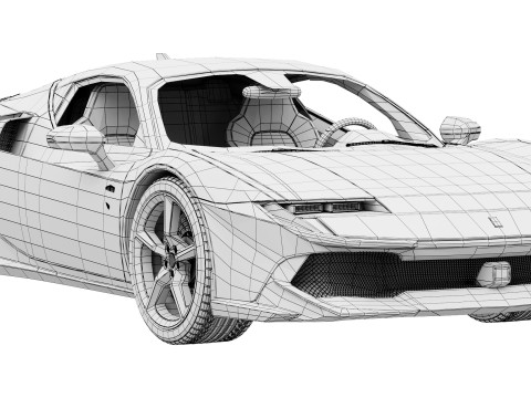 Ferrari 849 Testarossa 2026 3D 모델