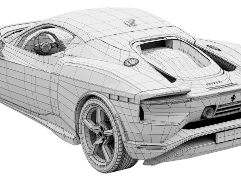 Ferrari 849 Testarossa 2026 3D 모델