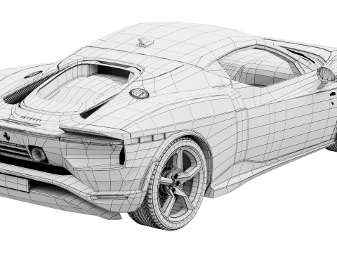 Ferrari 849 Testarossa 2026 3D 모델