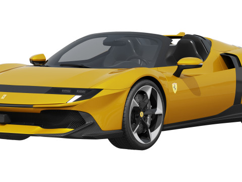 Ferrari 849 Testarossa Spider 2026 Model 3D