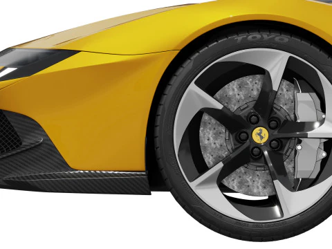 Ferrari 849 Testarossa Spider 2026 Modello 3D