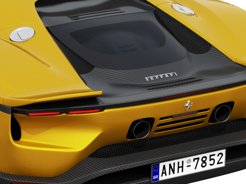 Ferrari 849 Testarossa Spider 2026 3Dモデル