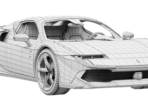 Ferrari 849 Testarossa Spider 2026 Modello 3D