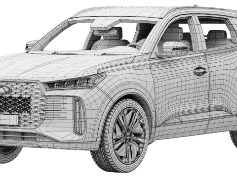 Chery Tiggo 4 2026 3D Модель