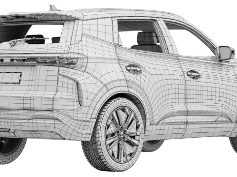 Chery Tiggo 4 2026 3D Модель