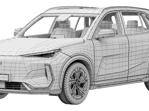 Geely EX5 2025 3D Modell