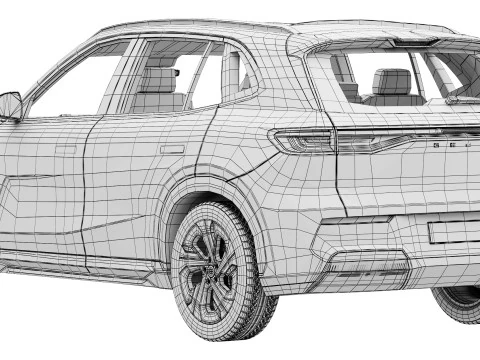 Geely EX5 2025 3D Model
