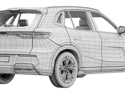 Geely EX5 2025 3D Model
