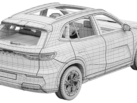 Geely EX5 2025 3D Modell