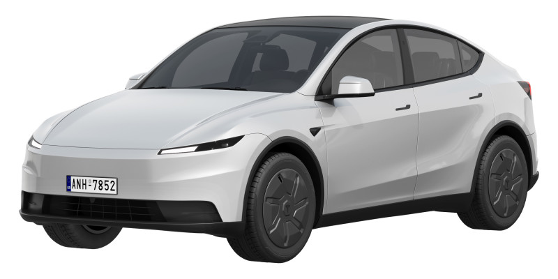 Tesla Model Y Standard 2026 3D Модель .c4d .max .obj .3ds .fbx .stl .blend