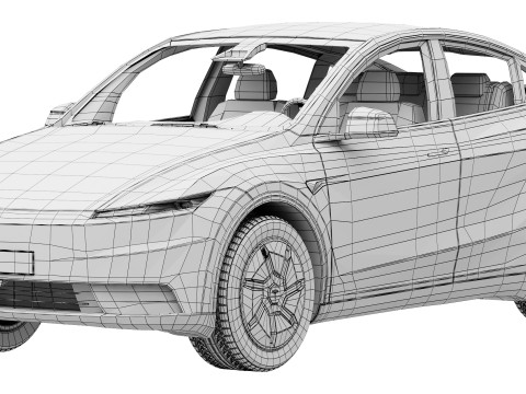 Tesla Model Y Standard 2026 3D Модель