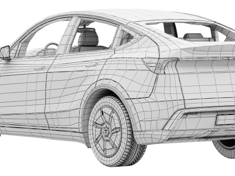 Tesla Model Y Standard 2026 3D Модель