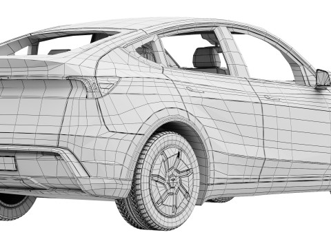 Tesla Model Y Standard 2026 3D Модель