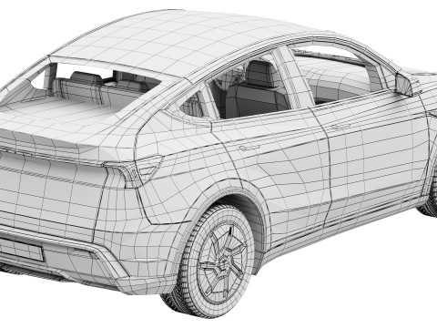 Tesla Model Y Standard 2026 3D Модель