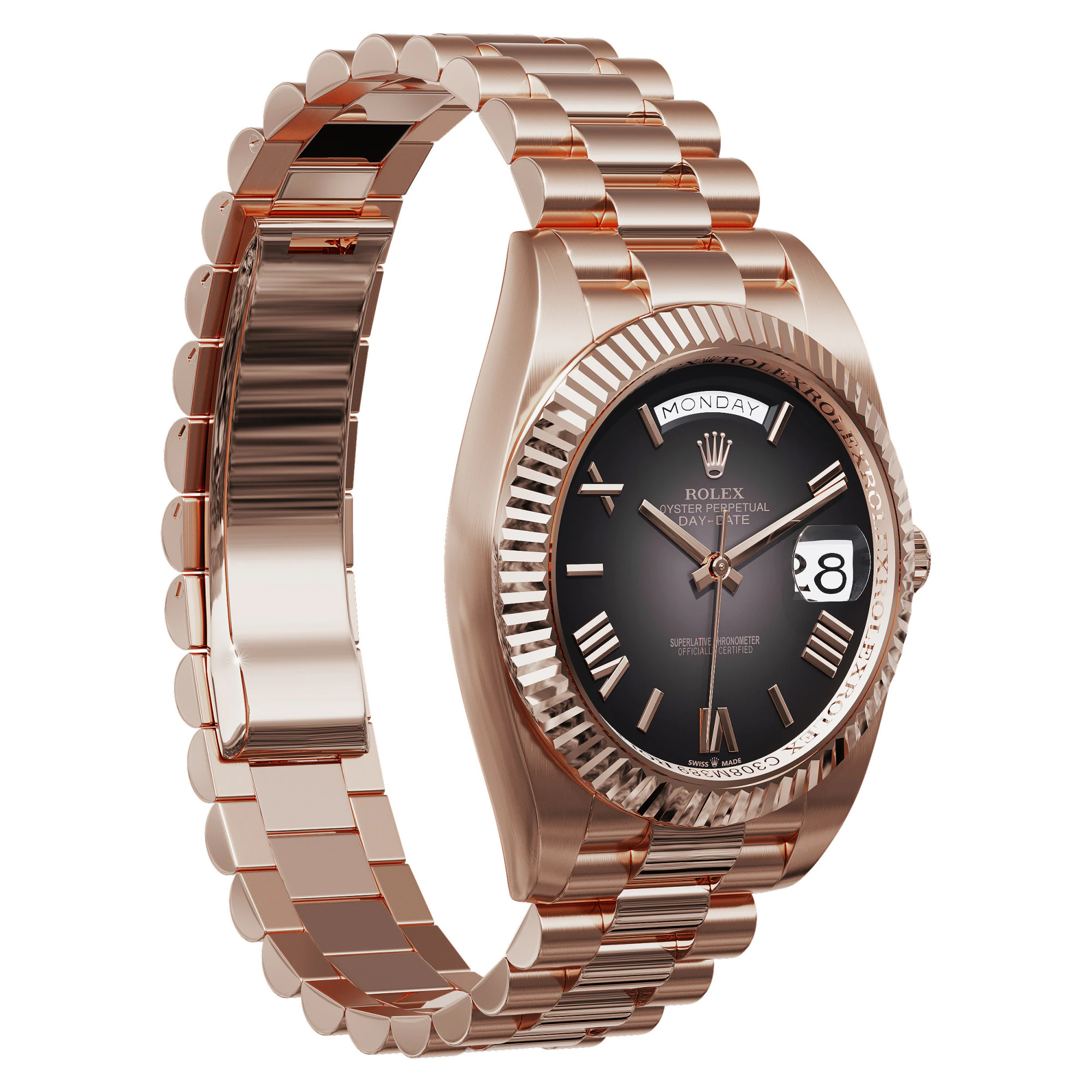 Rolex DAY-DATE 40 228235 Modello 3D .c4d .max .obj .3ds .fbx .stl .blend