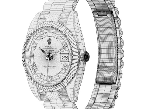 Rolex DAY-DATE 40 228235 Modello 3D