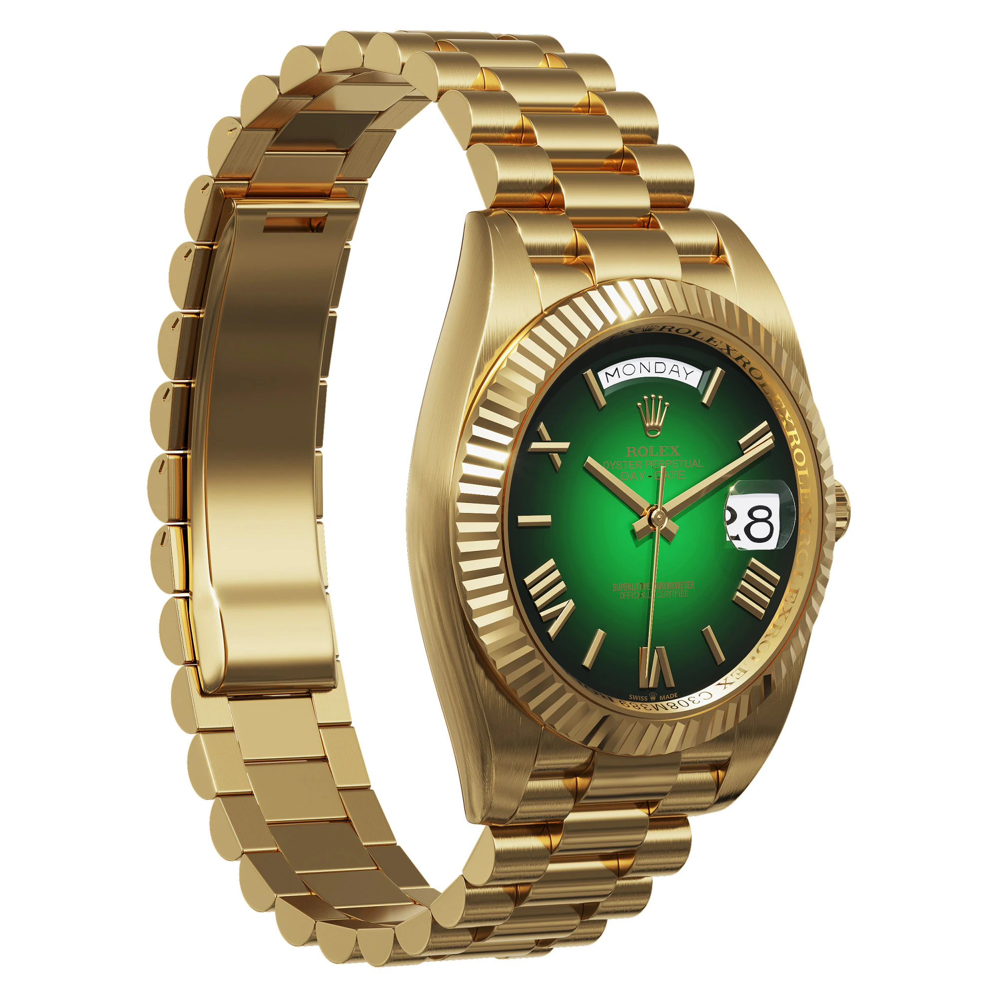 Rolex DAY-DATE 40 228238 Modello 3D .c4d .max .obj .3ds .fbx .stl .blend 