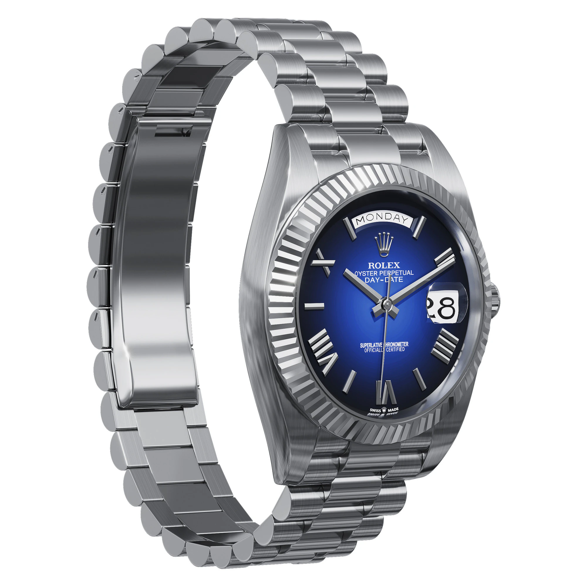 Rolex DAY-DATE 40 228236 Modello 3D .c4d .max .obj .3ds .fbx .stl .blend