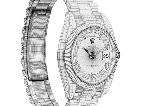 Rolex DAY-DATE 40 228236 Modello 3D