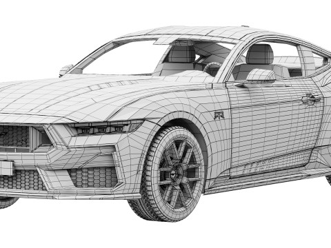 Mustang RTR 2026 3D Model