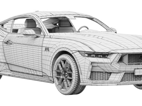 Mustang RTR 2026 3D Model