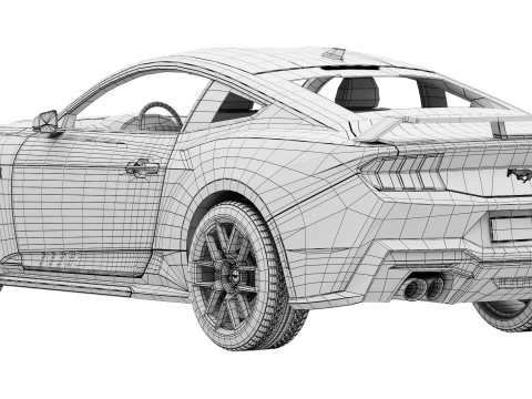 Mustang RTR 2026 3D Model